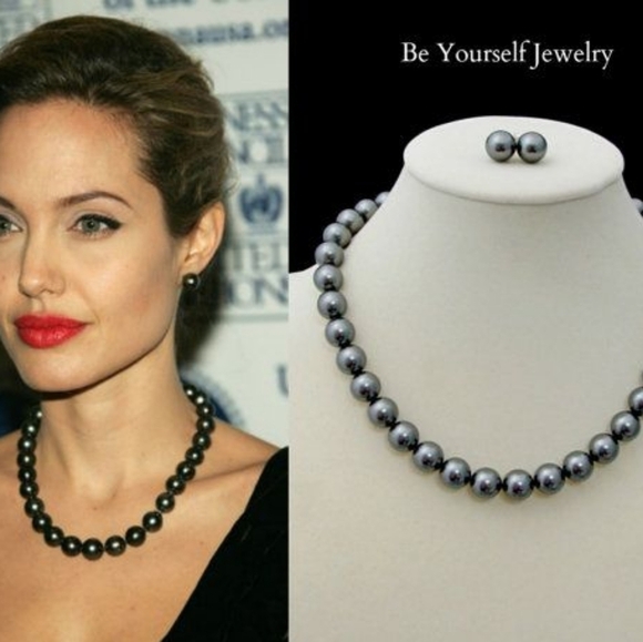 Host PICK NWT Large Glass Pearl choker necklace - Picture 7 of 9